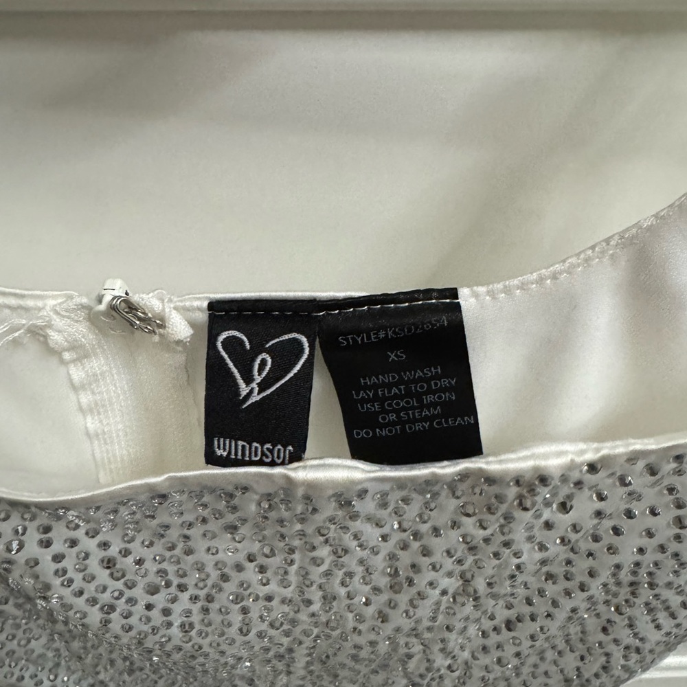 White Rhinestone Top - Picture 4 of 4